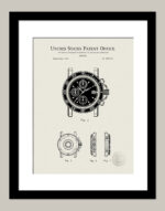 Classic Luxury Watch Design | 2001 Montblanc Patent Print