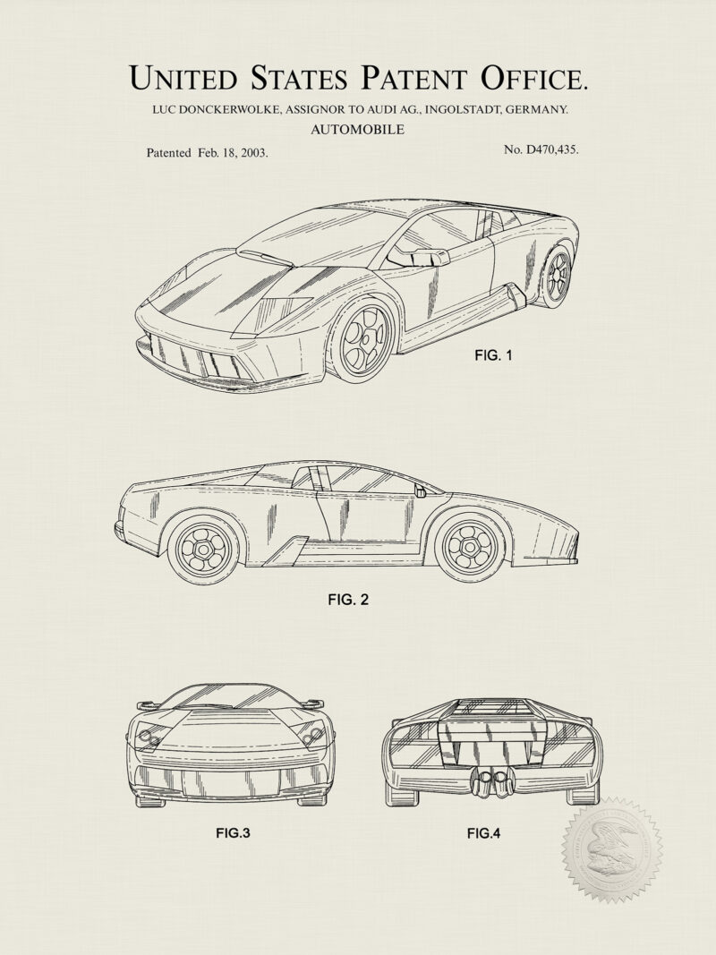 Epic Lamborghini Patent Collection