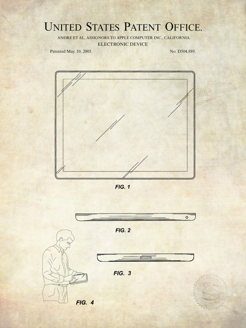 Tablet Design Concept | 2005 Apple Patent