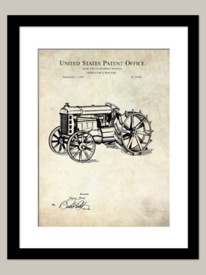 Henry Ford Tractor | 1915Patent Print