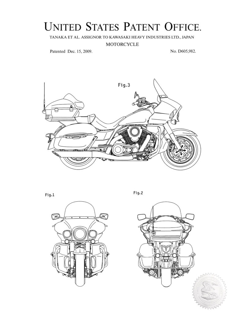 Kawasaki Motorcycle | 2011 Patent