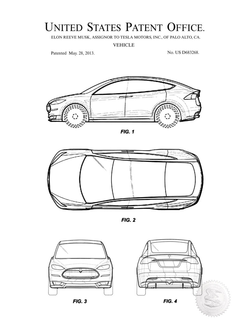 Model X  | 2013 TELSA Patent