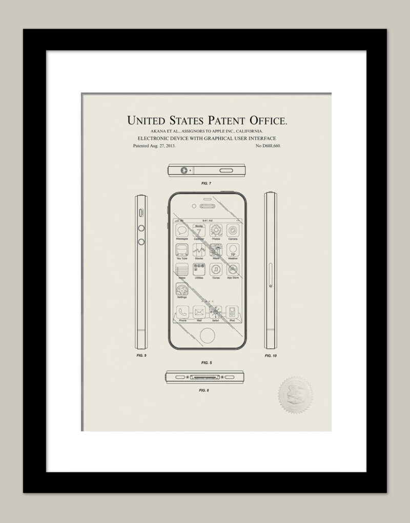 Early Smartphone Design | 2013 Apple Patent