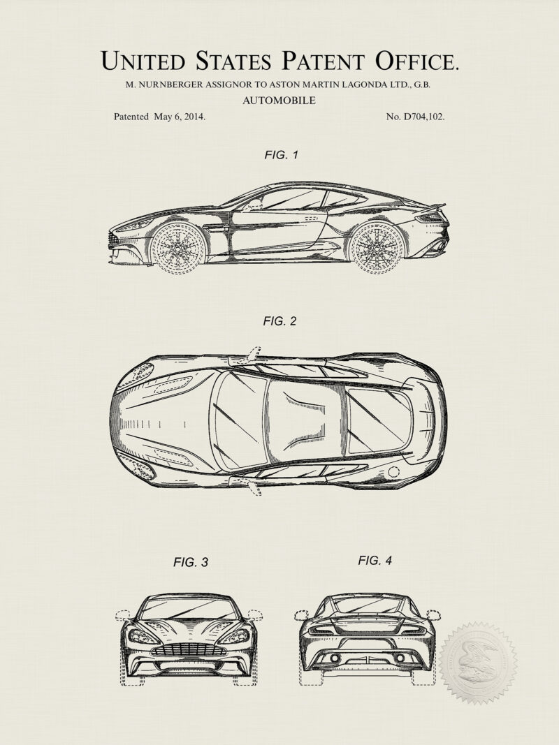Aston Martin Vanquish | 2014 Patent