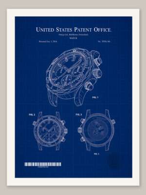 OMEGA Watch |2014 Patent Print