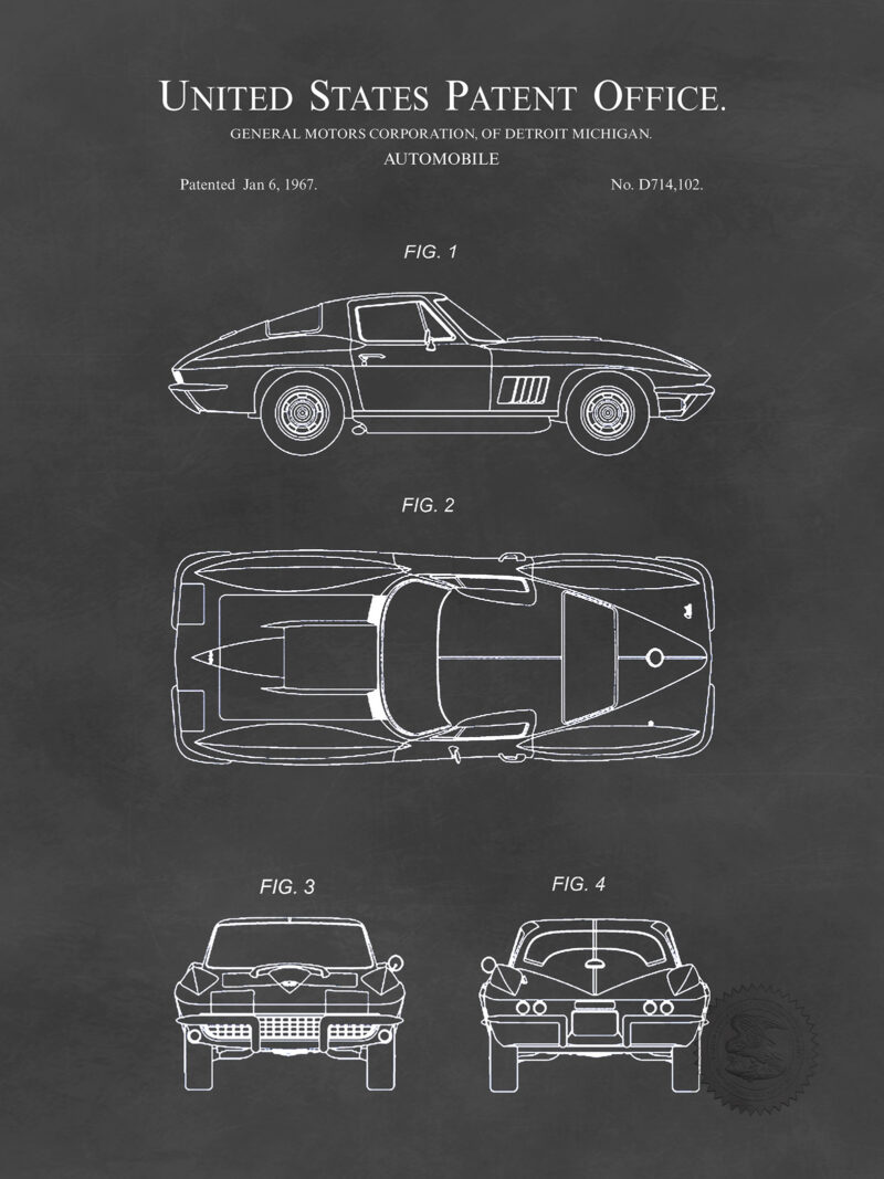 Corvette Stingray | 1967 Patent