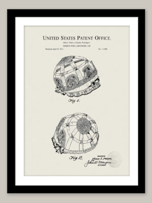 Boudoir Cap | 1927 Patent Print