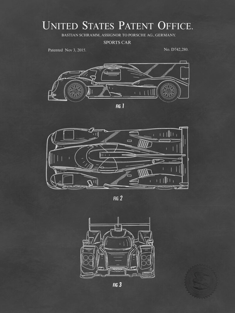 Porsche 919 | 2015 Racing Car Patent