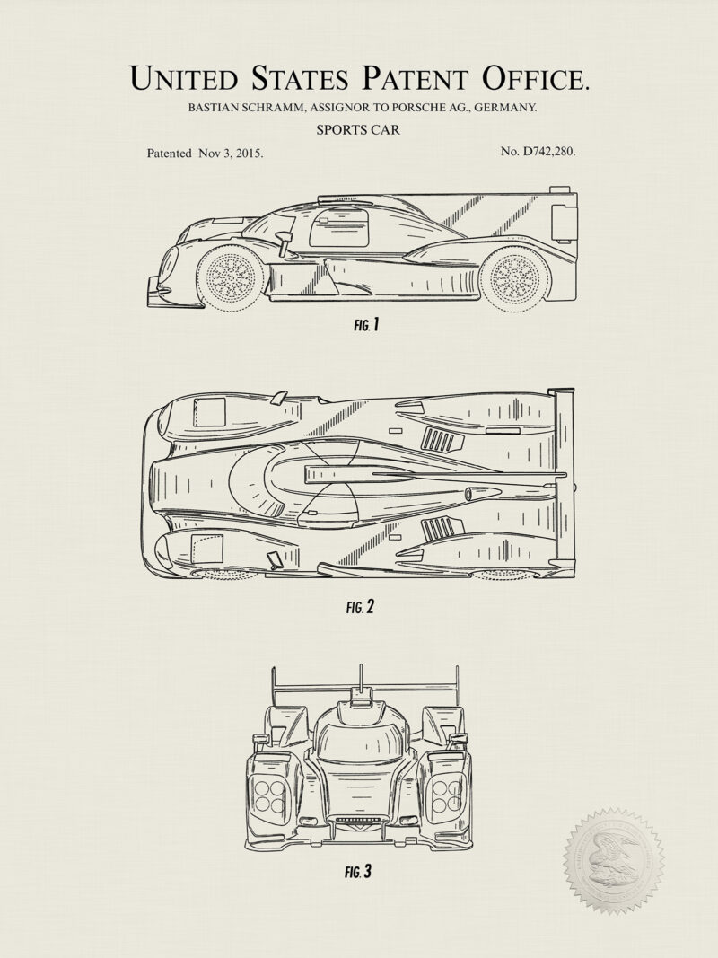 Porsche 919 | 2015 Racing Car Patent