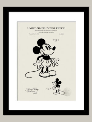 Minnie Mouse Print | 1931 Disney Patent