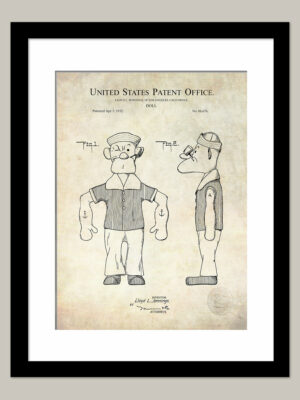 Popeye Design | 1932 Jennings Doll Patent