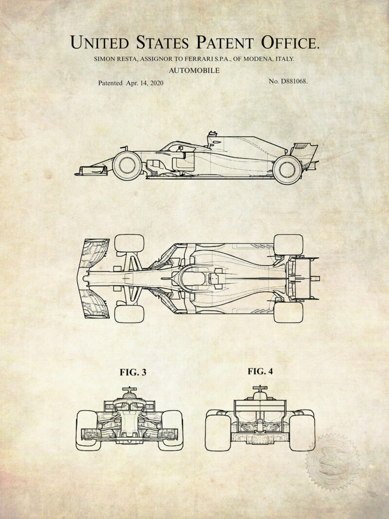 Ferrari Indy Car | 2020 Patent