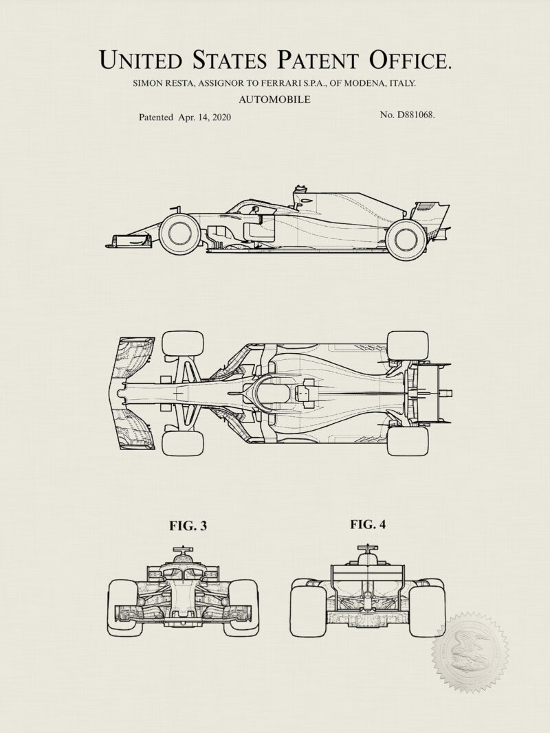 Ferrari Indy Car | 2020 Patent