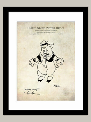 Practical Pig Print | 1934 Disney Figure