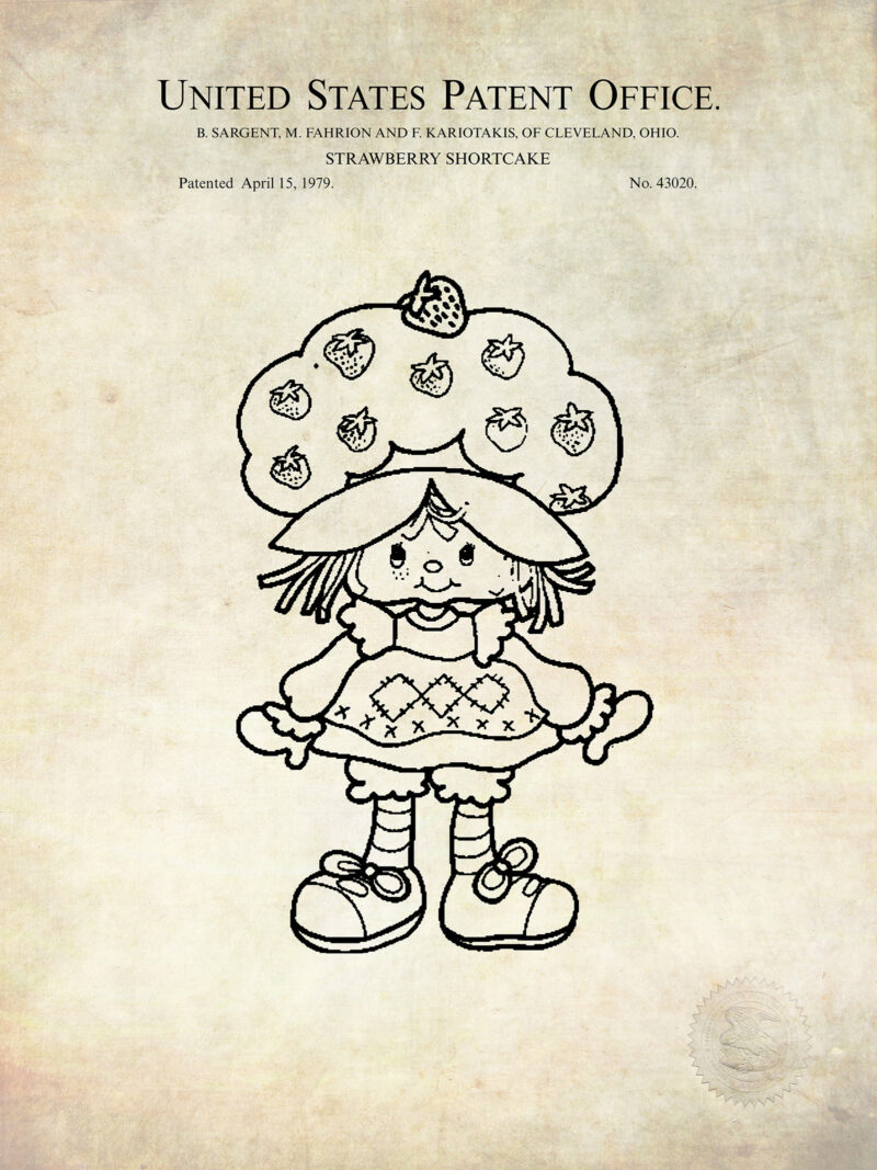 80's Character Print | 1979 Toy Patent