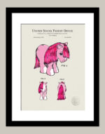 Pink Pony | 1983 Hasbro Toy Patent Print