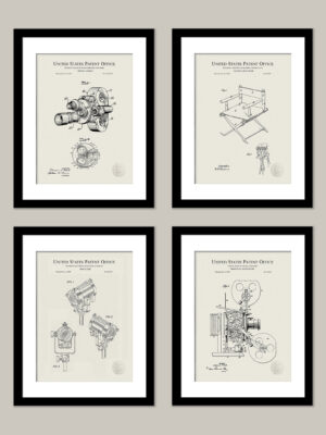 Classic Hollywood Decor | Vintage Film Making Patents