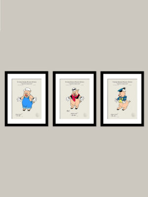 3 Little Pigs Prints | 1934 Disney Patents