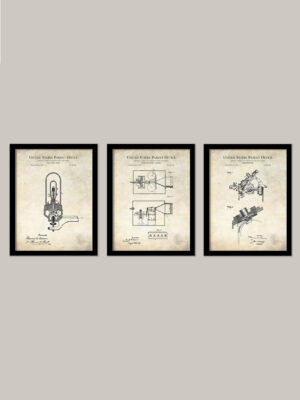 Thomas Edison Patent Print Collection