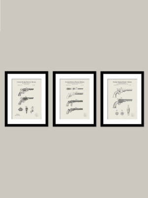 Antique Firearm Patent Prints | 1854-1860