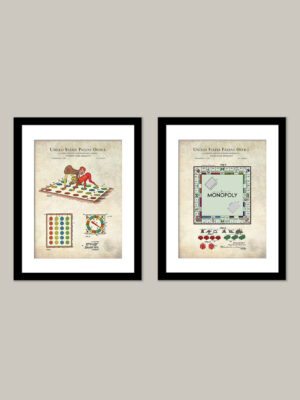 Classic Game Concept Patent Prints