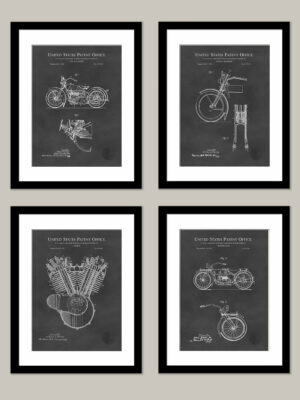 Harley-Davidson Patent Prints