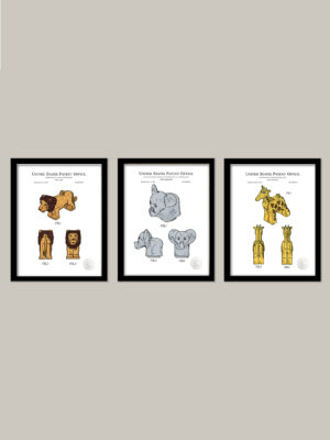 Building Block  Zoo Animals | 1995 Toy Patents