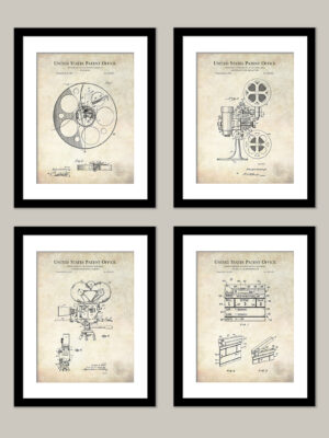 Vintage Cinema Decor | Patent Print Collection