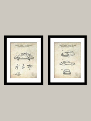 Classic Porsche Patents Set