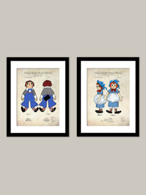 Raggedy Ann & Andy | Doll Patent Prints