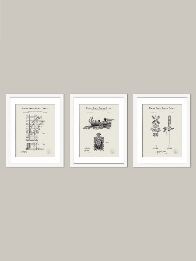 Early Railway Patent Prints