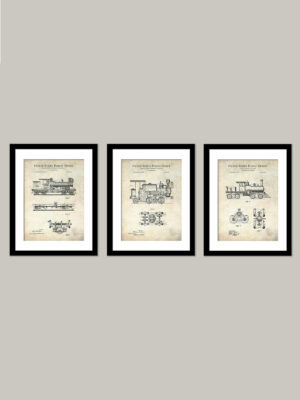 Early Locomotive Prints | Patent Collection