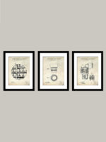Vintage Whiskey Patent Prints