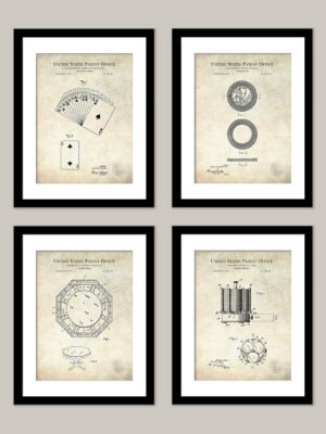 Vintage Poker Decor | Patent Collection