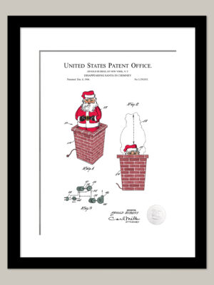 Santa Claus Toy | 1964 Patent Print