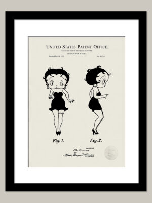 Betty Boop Print | 1932 Patent