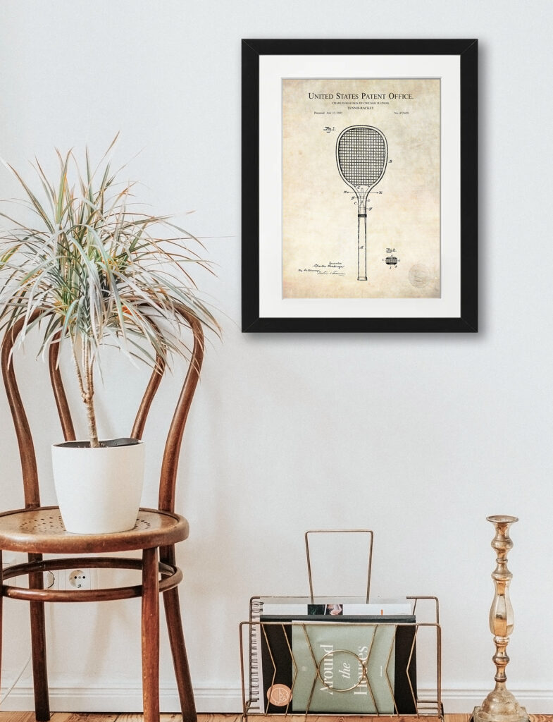 Tennis Racket Design | 1892 Patent