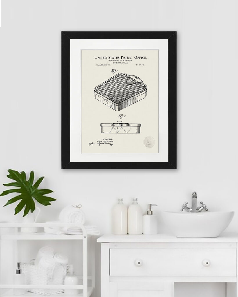 Bathroom Scale | 1938 Patent