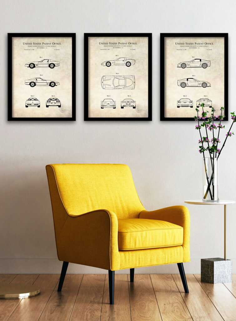 Classic Corvette | Patent Print Collection