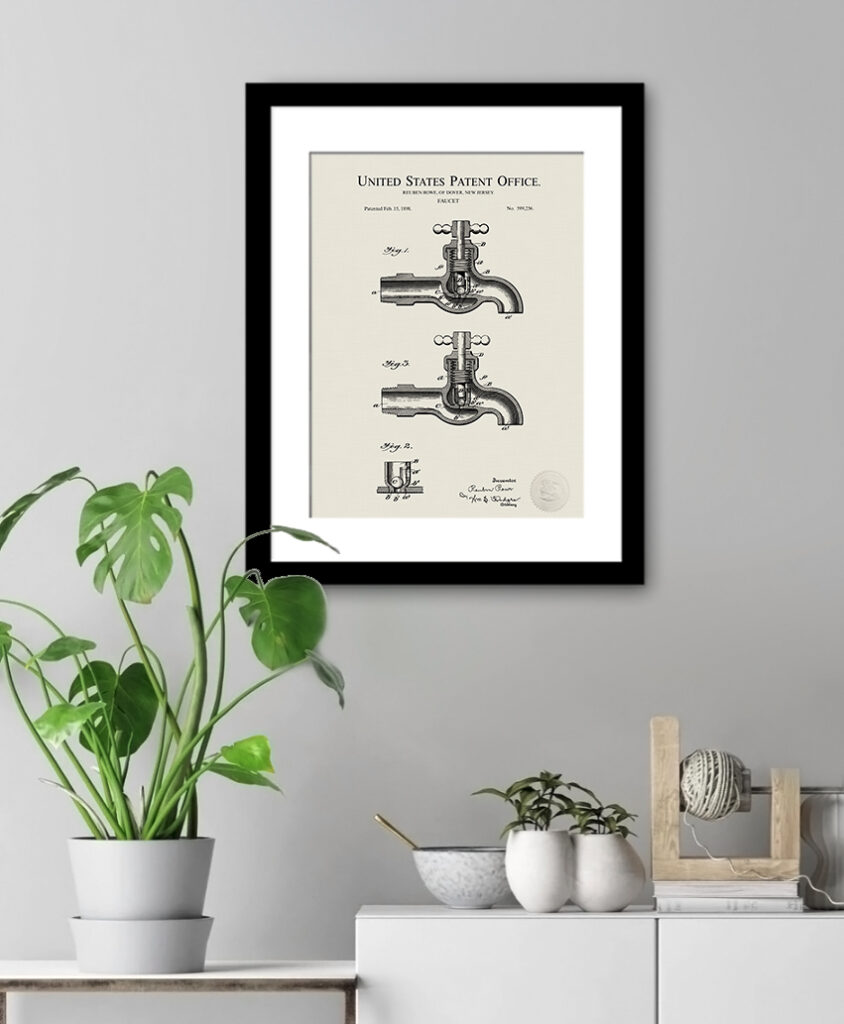 Antique Faucet | 1898 Patent