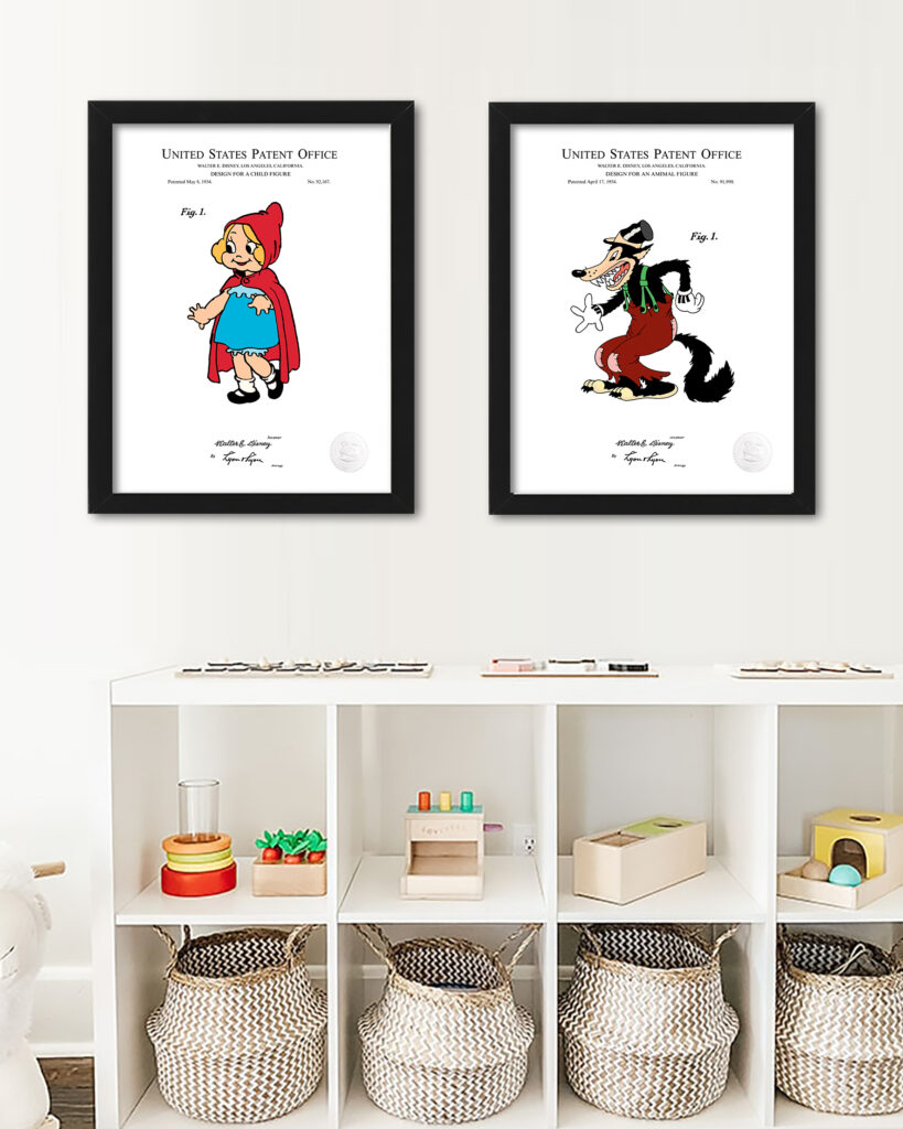 Little Red Riding Hood Patent Prints