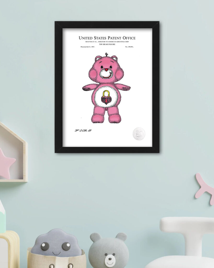 Toy Bear Figure | 1987 Patent Print