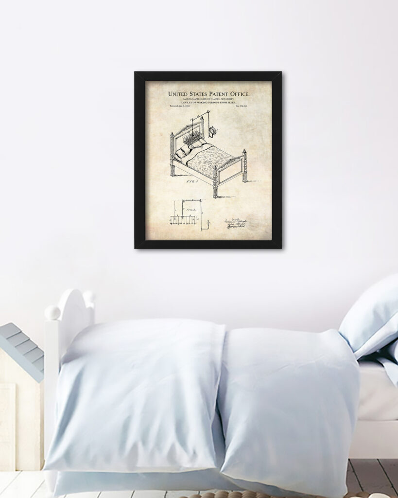 Alarm Clock Design | 1882 Patent