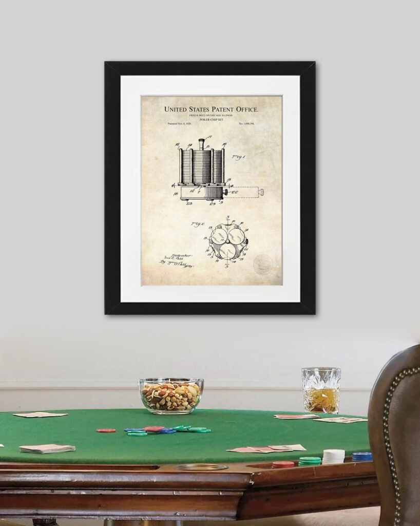 Poker Chip Set | 1928 Patent