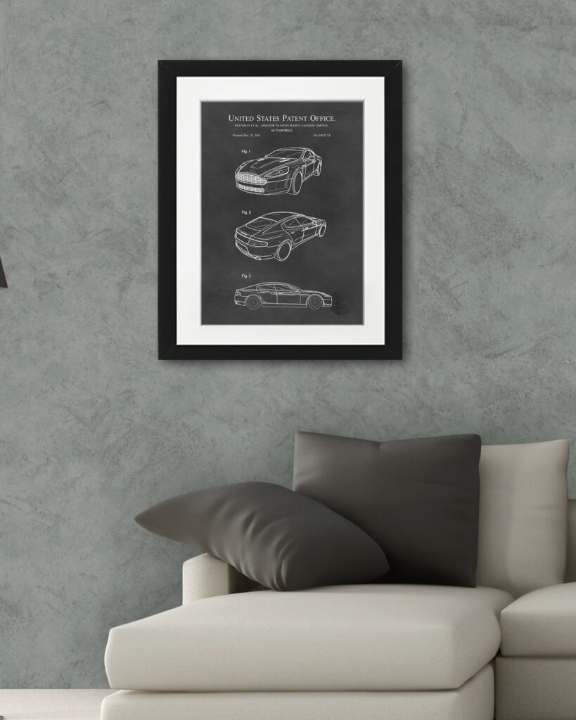 Vintage Aston Martin print