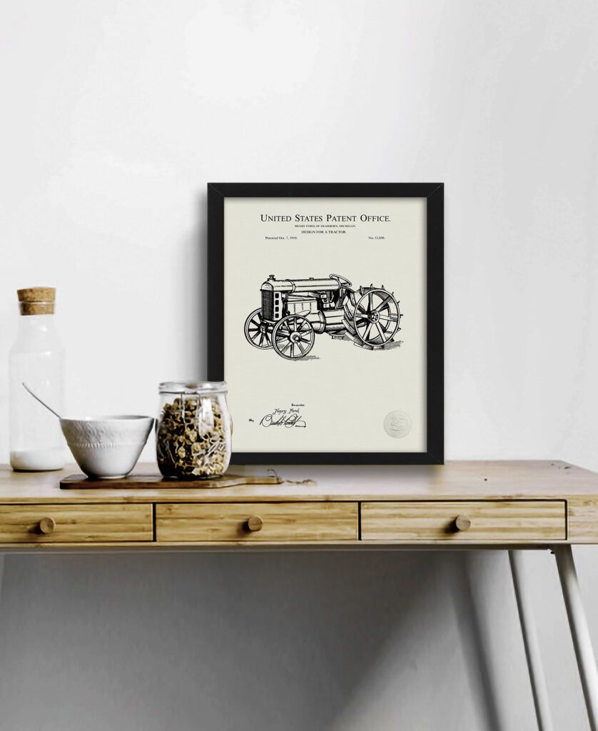 Henry Ford Tractor | 1915Patent Print