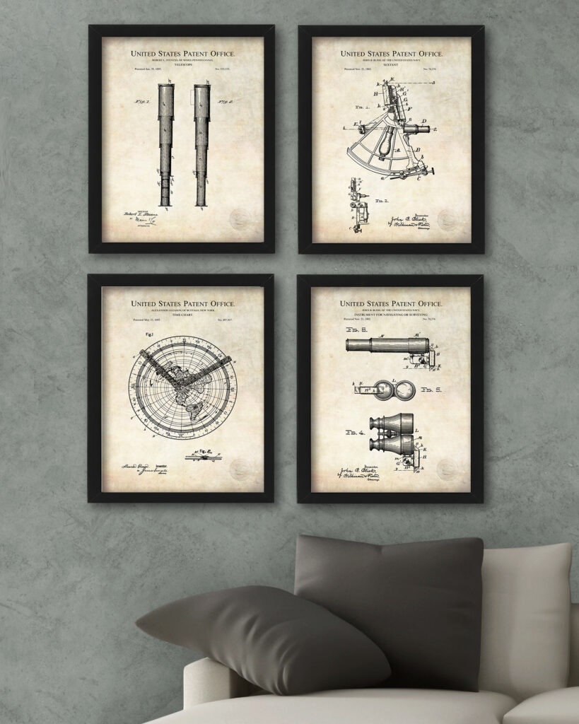 Vintage Nautical Navigation Patents