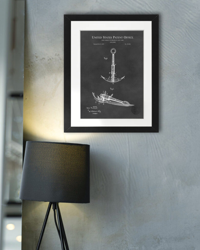 Ship's Anchor | 1887 Patent