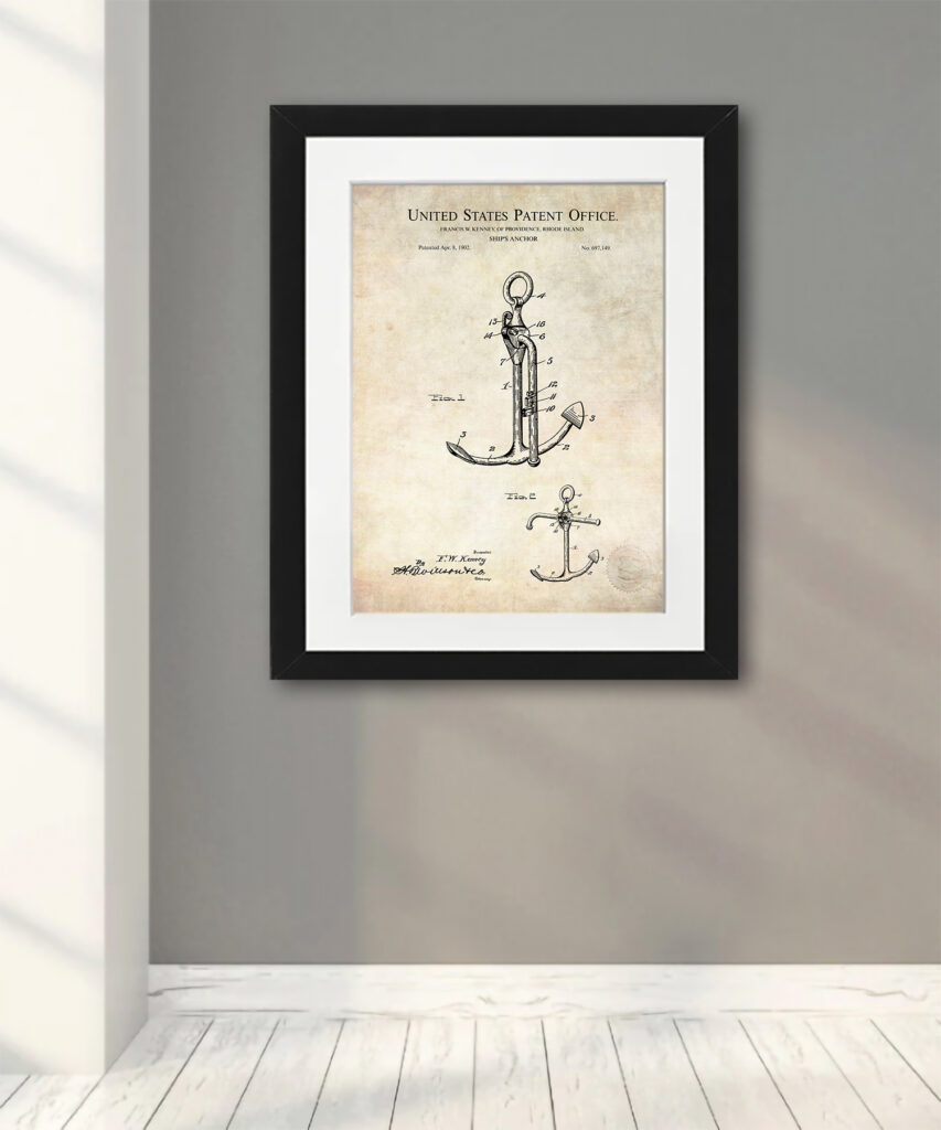 Ship's Anchor Design | 1902 Patent
