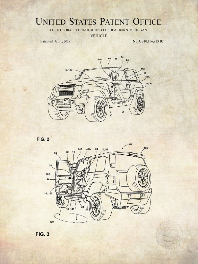 Ford Bronco | 2019 Auto Patent